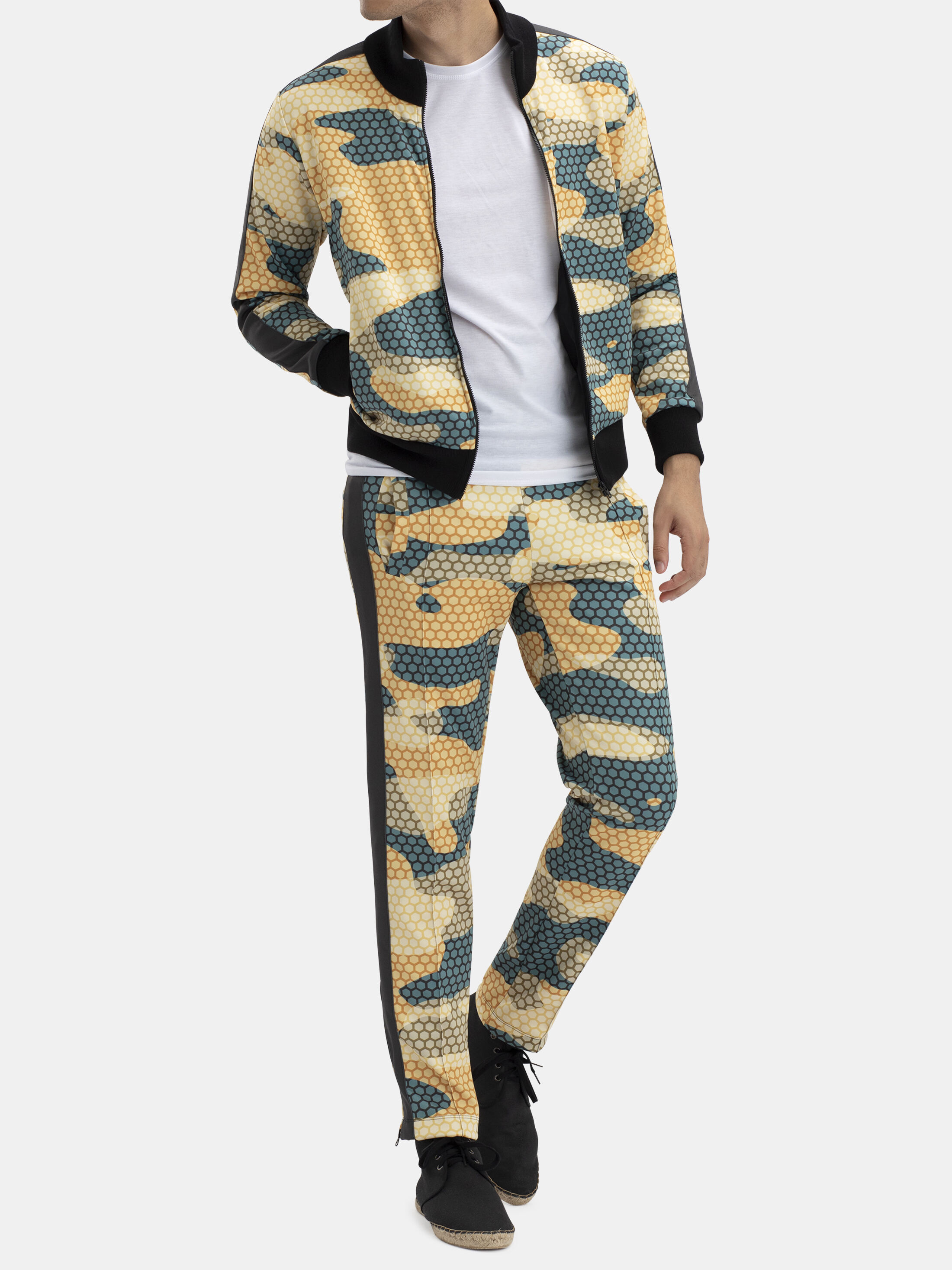 Felpa Con Cappuccio Personalizzata Uomo - Disegna La Tua Zip Hoodie Con Tasca