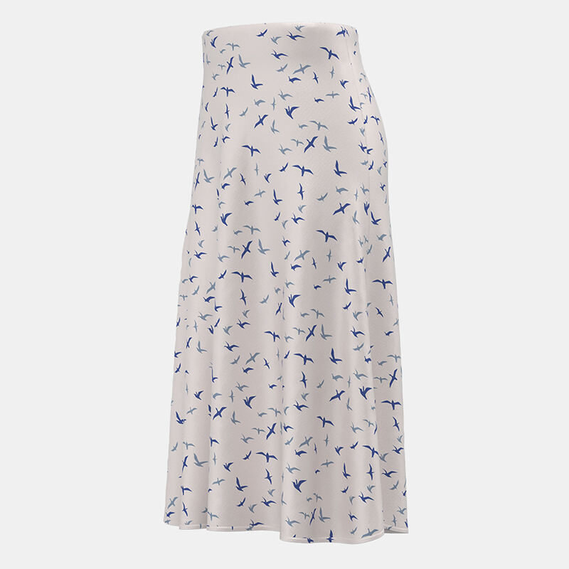 Gonna Denim A-Line Con Pannelli - Elasticizzata, Lunghezza Al Ginocchio, Taglie 42-54 - Foto 7