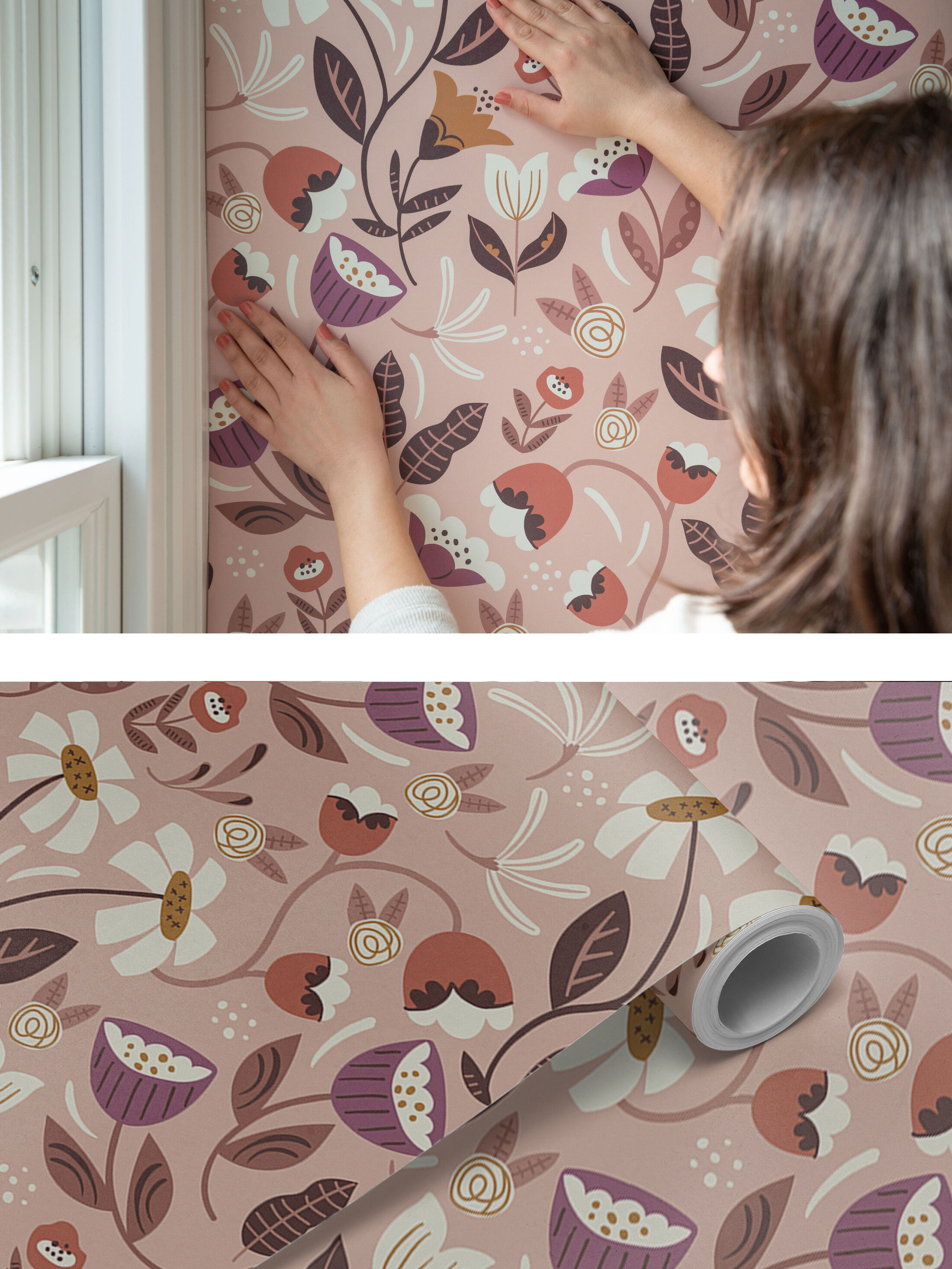 デザイン壁紙 壁紙クロスにオリジナルデザインを印刷