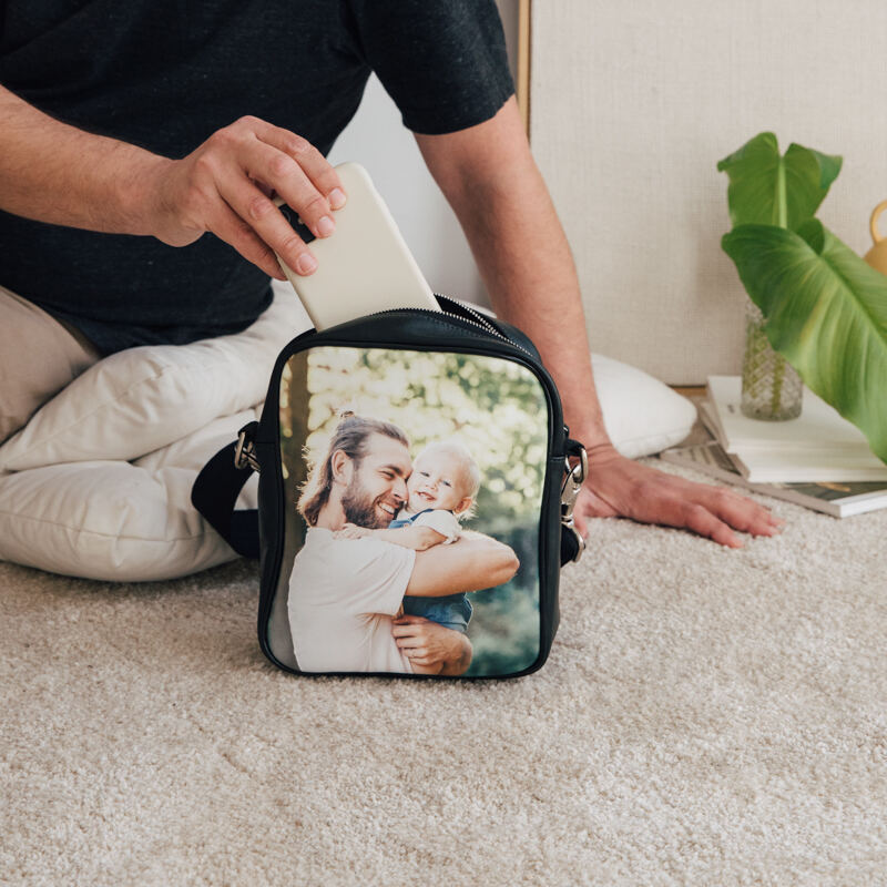 Personalised Messenger Bag. Custom Messenger Bags UK