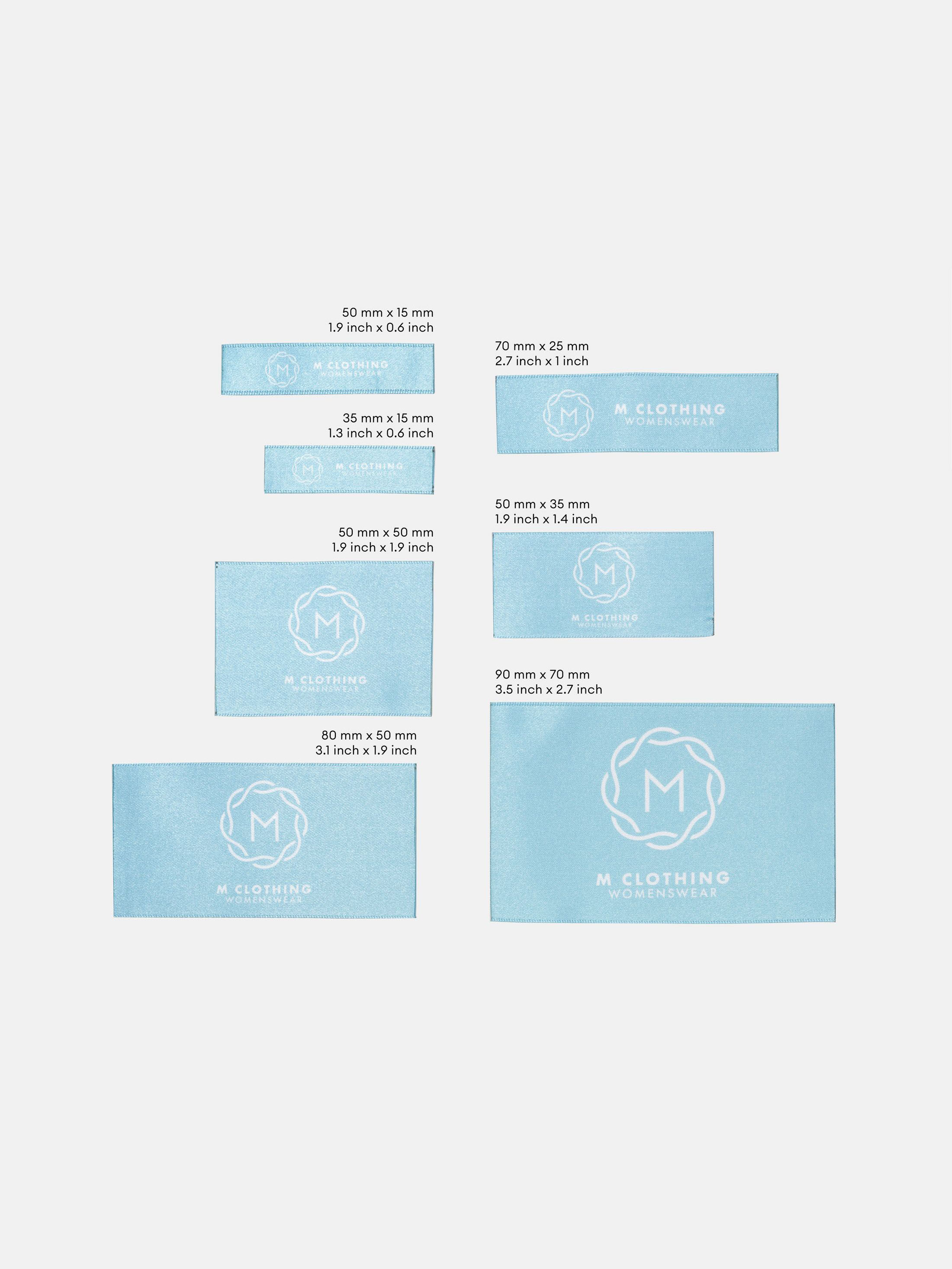 Personalised Sewing Custom Woven Sewing Labels