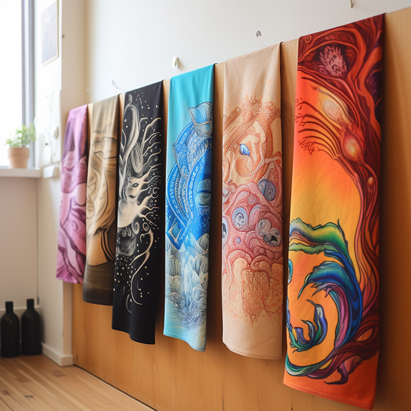 Personalised Microfibre Towel. Travel Towels UK. Handmade.