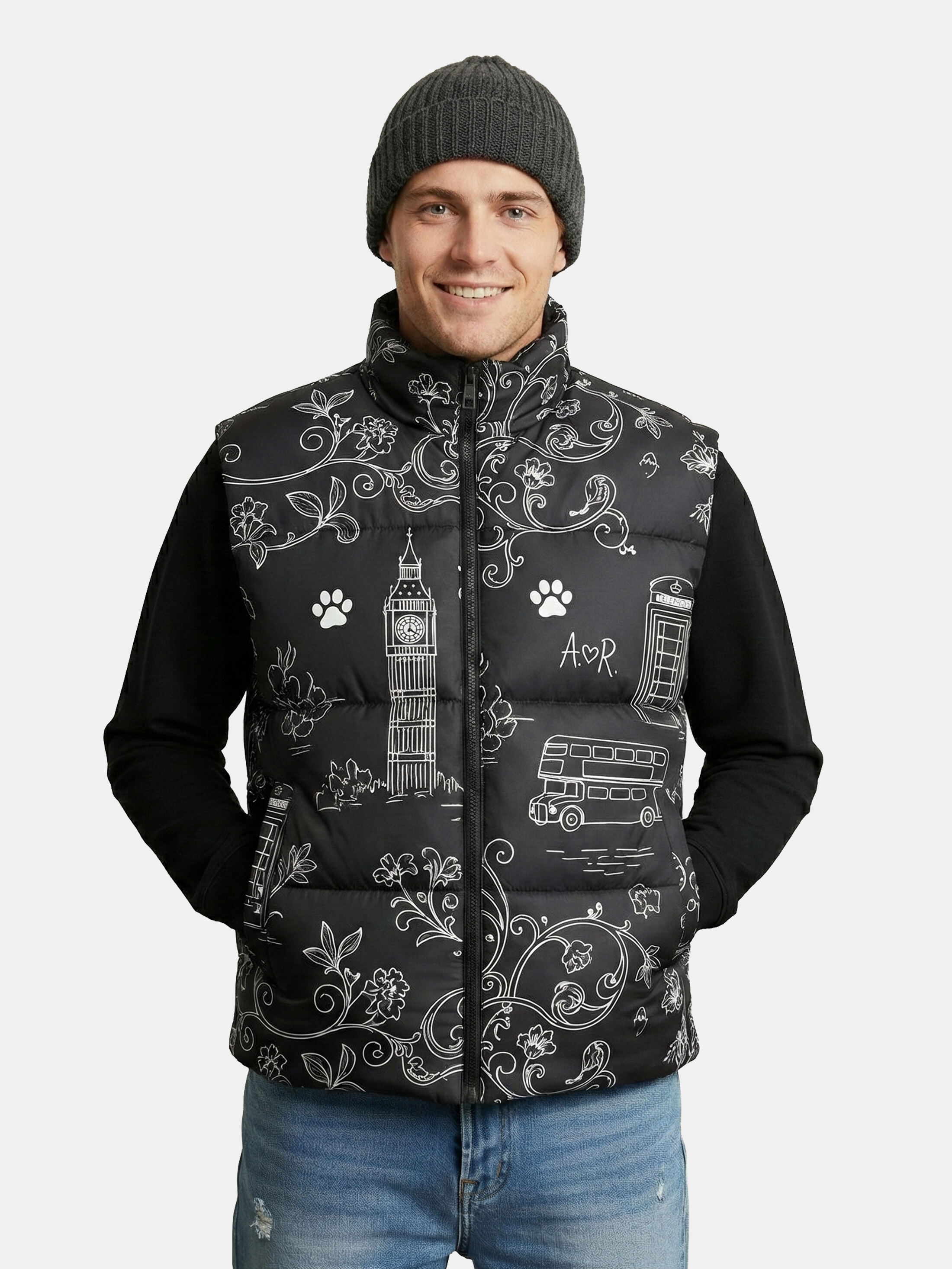 Unisex Custom Puffer Vest | Eco-Friendly Customisation | Contrado