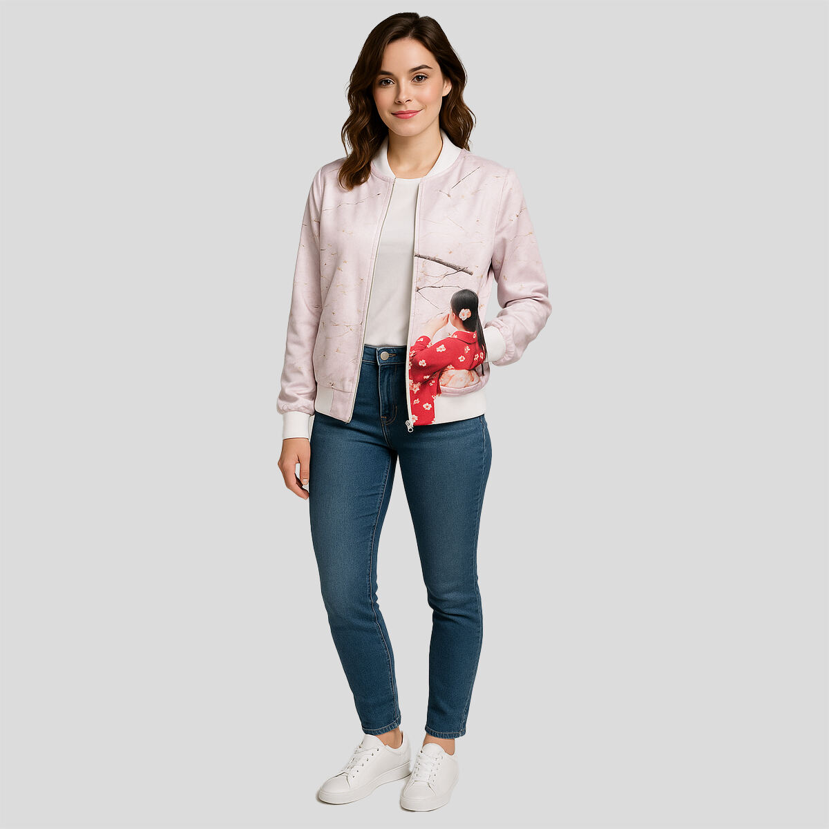 Silk Shy Bomber Jacket main image 0