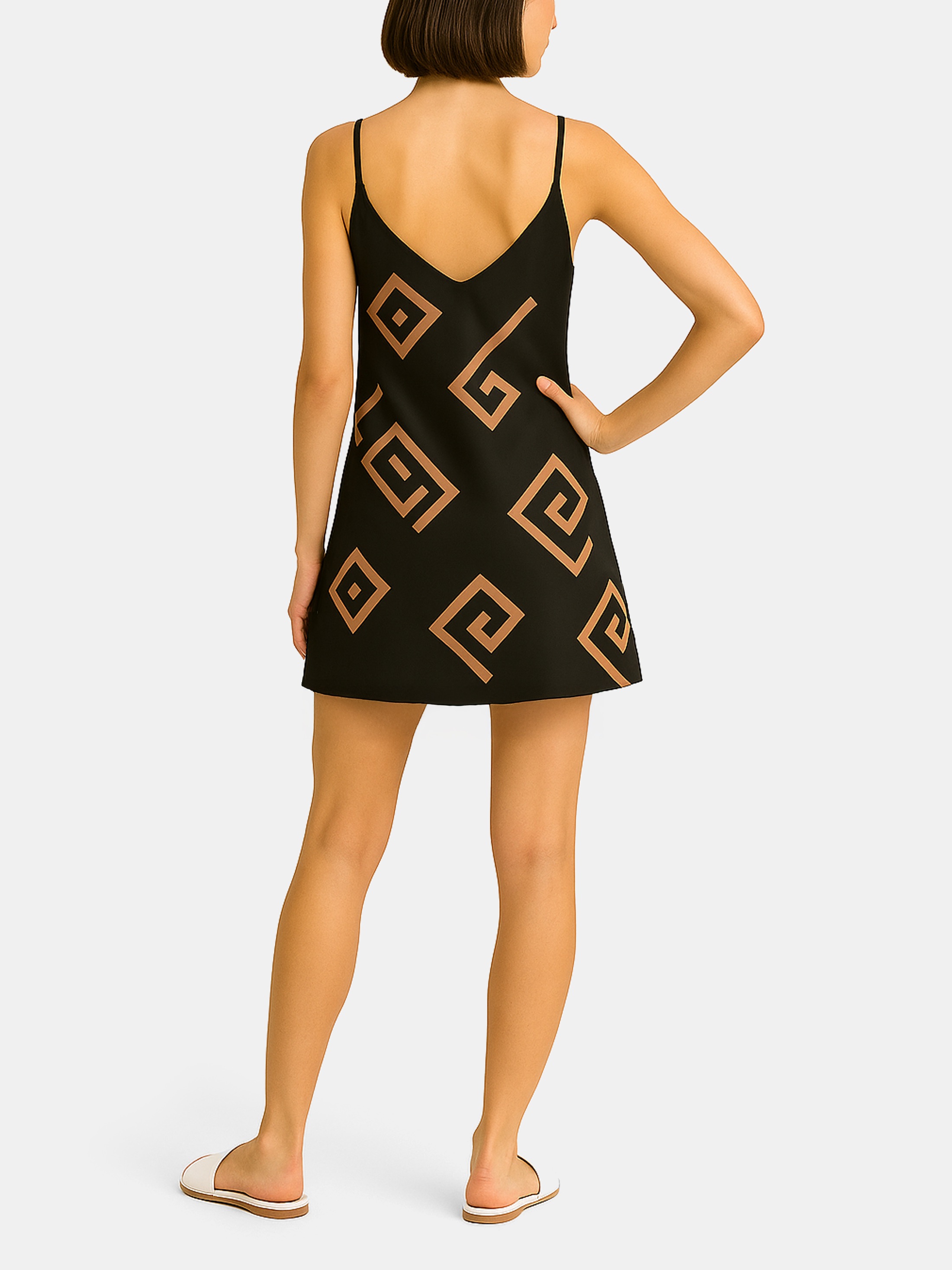 Ladies Slip Custom Printed Slip Dress For Ladies