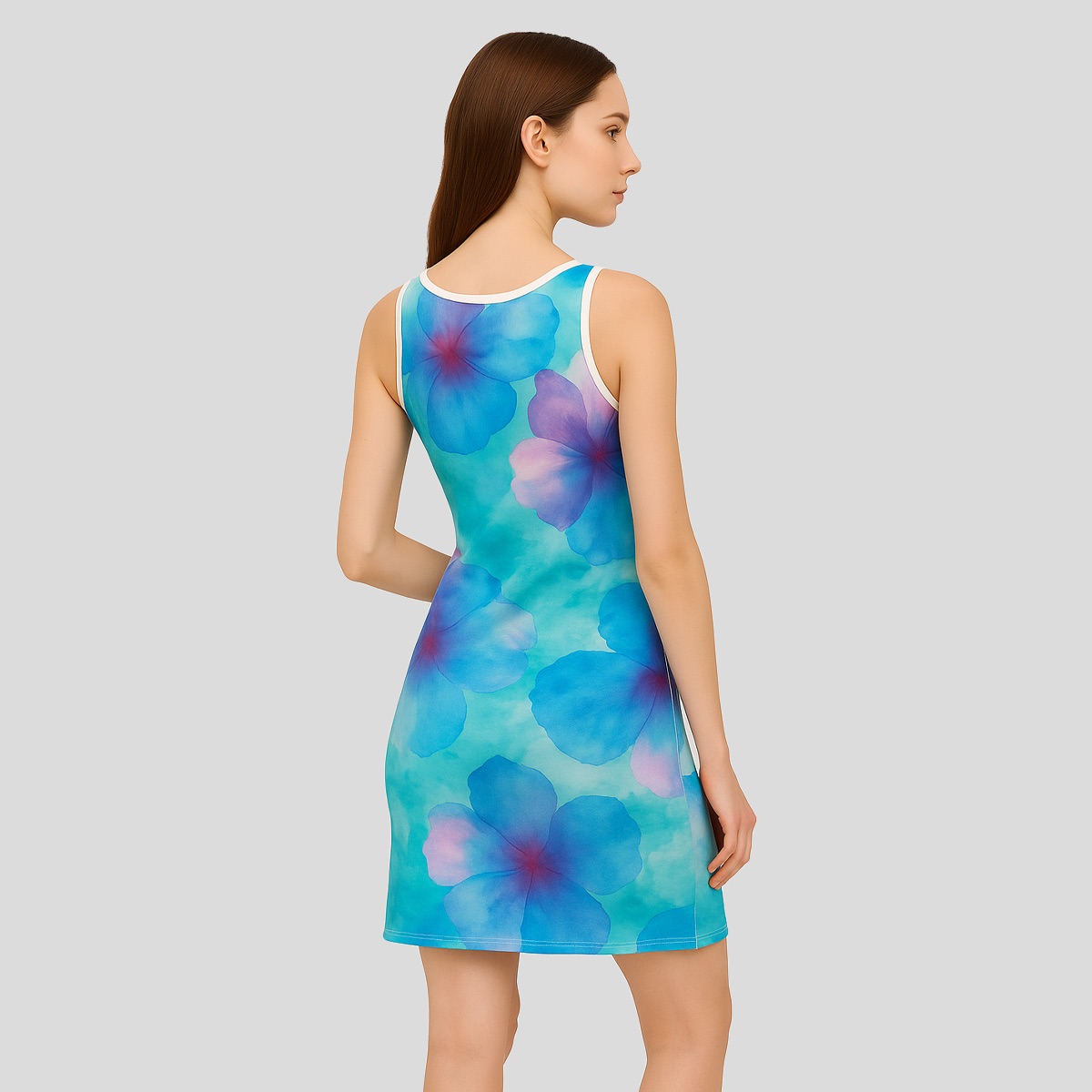 white christmas dresses Ambrosia Dress in Pomegranate Print | La Femme en Noir main image 1