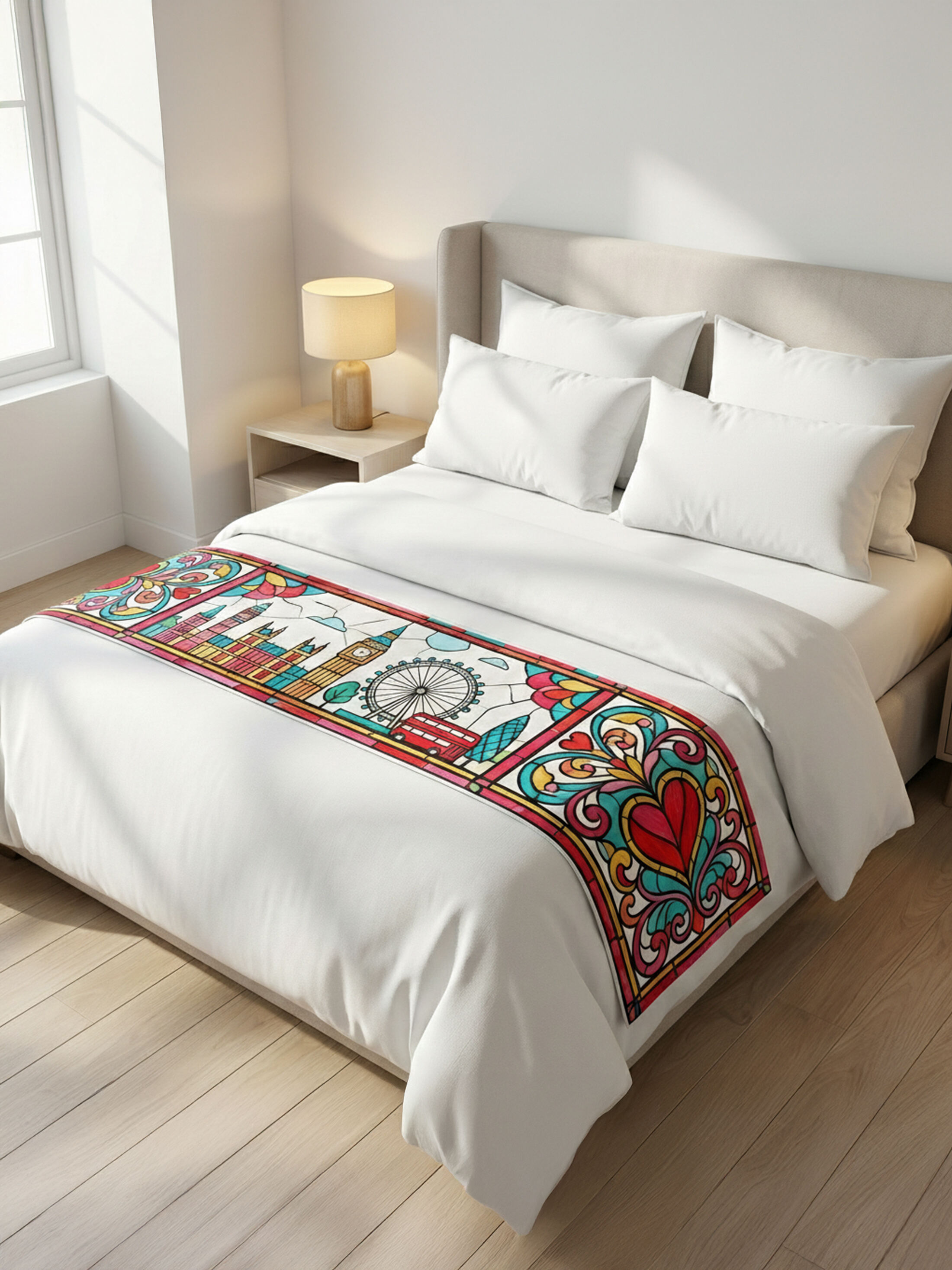 Design Your Own Custom Bed Runner | Multiple Sizes Available