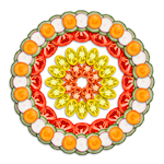 Geometric Food Patterns