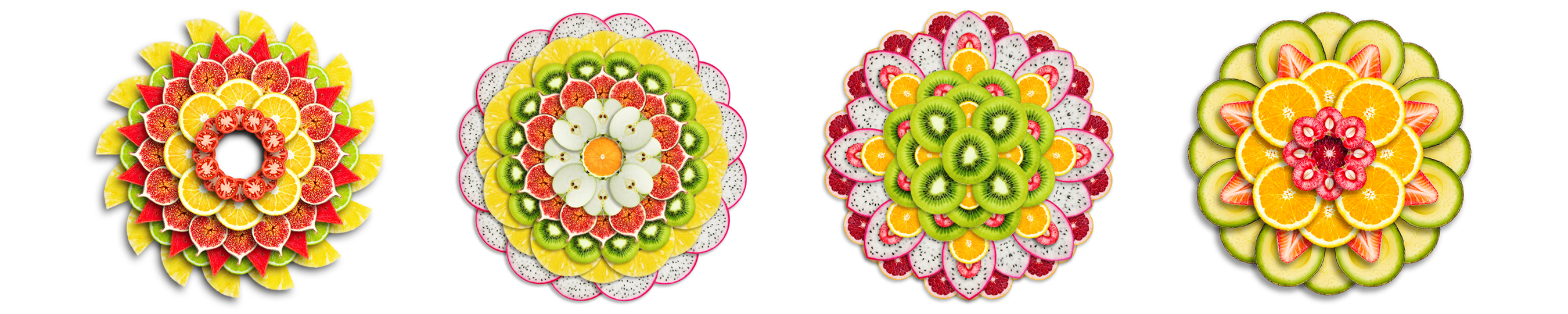 Square Pattern Food Geometric Food Patterns